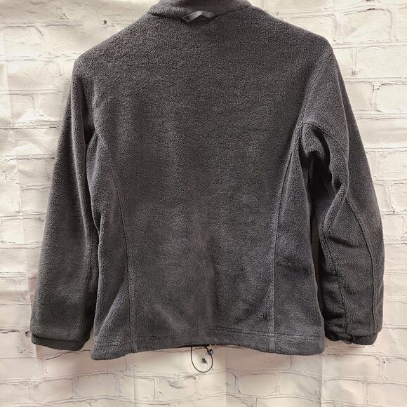 Columbia Mens M Fleece Jacket Normcore Workwear Gorpcore Brown Full Zip - Picture 2 of 5